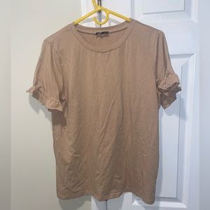 Pretty Garden Ruffle Sleeve Shirt